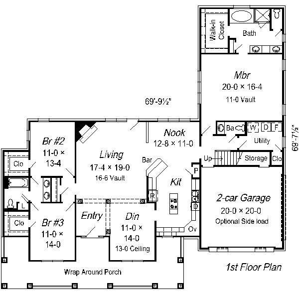 main floor house blueprint