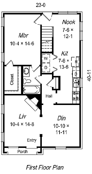 main floor house blueprint