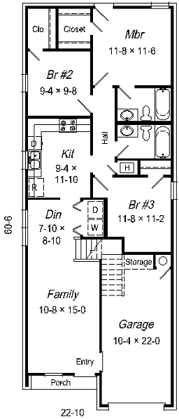main floor house blueprint