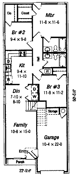 main floor house blueprint