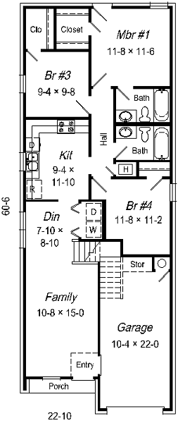 main floor house blueprint