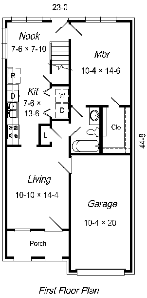 main floor house blueprint