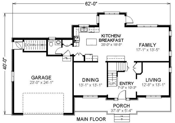 main floor house blueprint