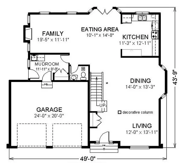 main floor house blueprint