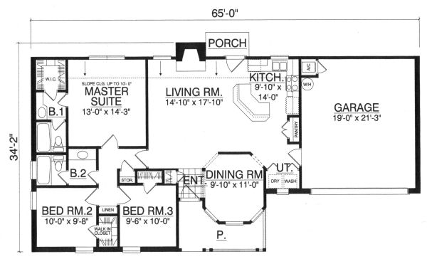main floor house blueprint