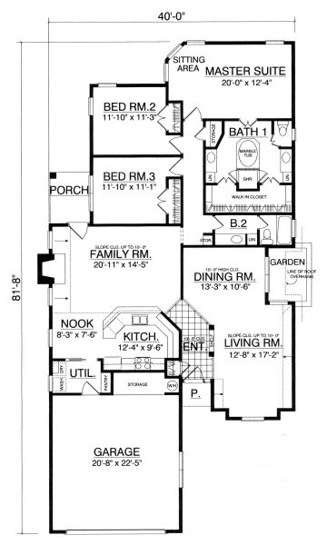 main floor house blueprint