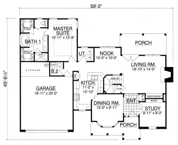 main floor house blueprint