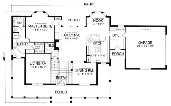 main floor house blueprint