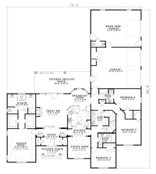 main floor house blueprint