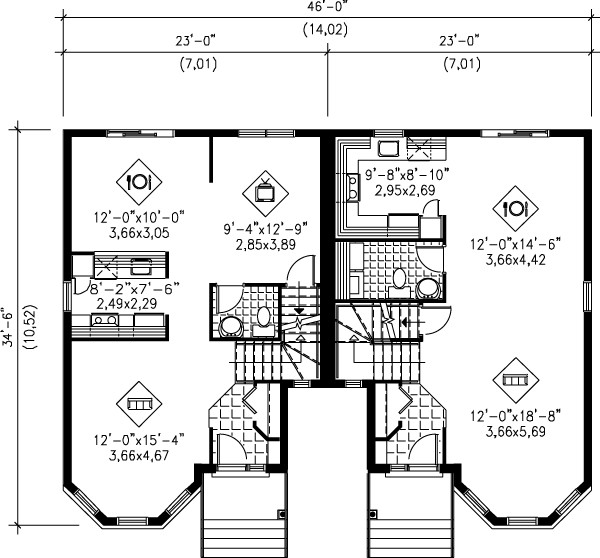 main floor house blueprint