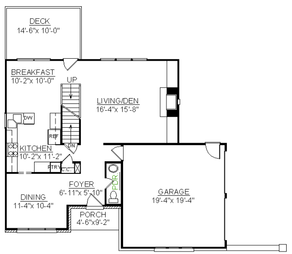 main floor house blueprint