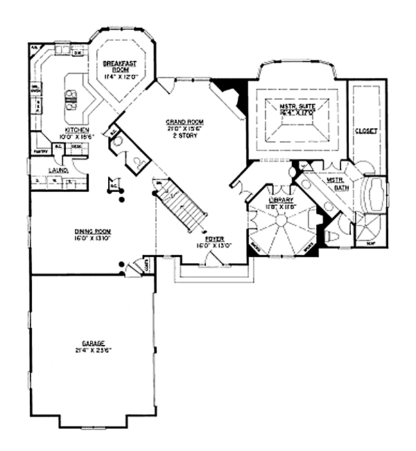 main floor house blueprint