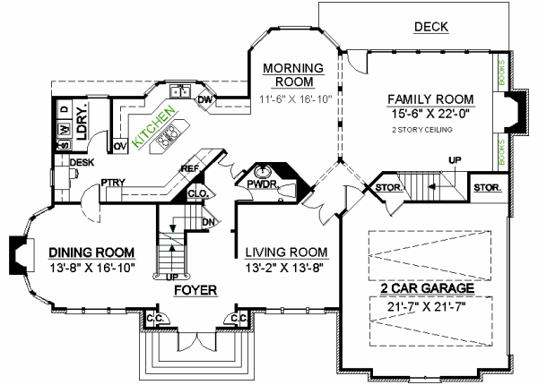 main floor house blueprint