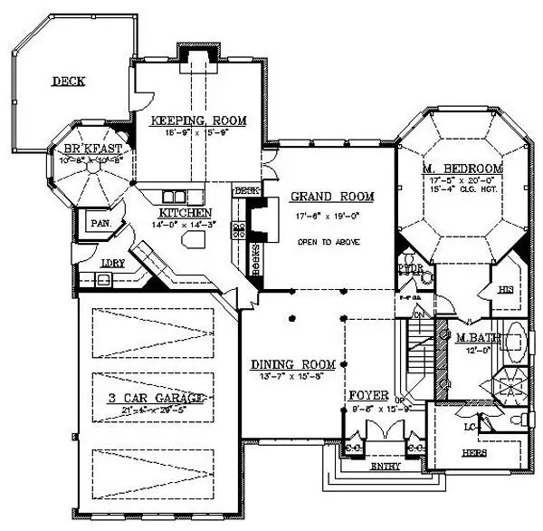 main floor house blueprint