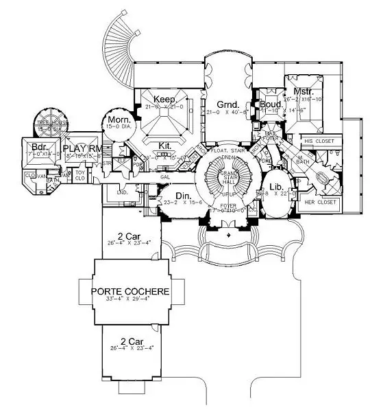 main floor house blueprint