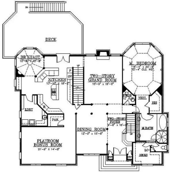 main floor house blueprint