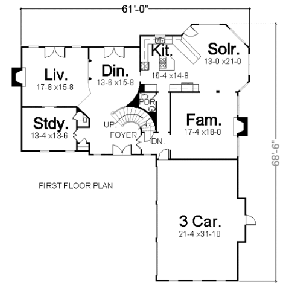 main floor house blueprint