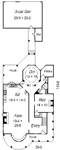 main floor house blueprint