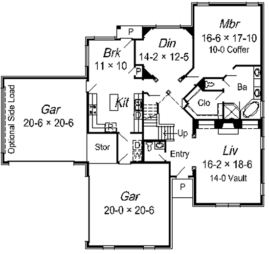 main floor house blueprint