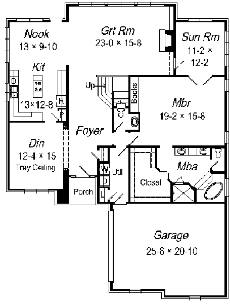 main floor house blueprint