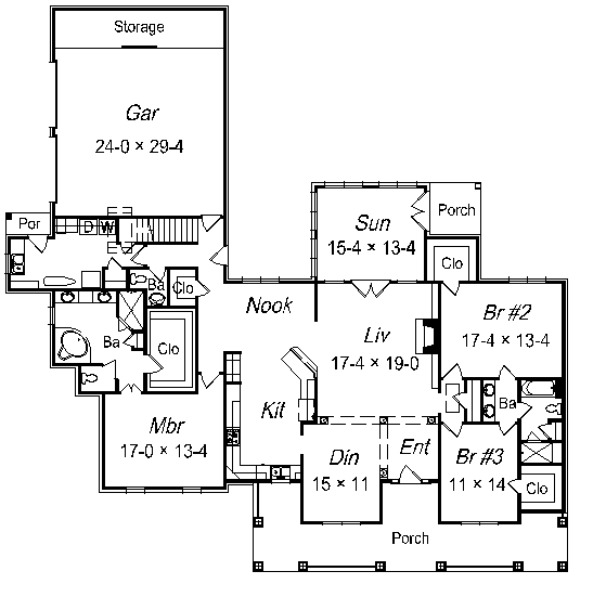 main floor house blueprint