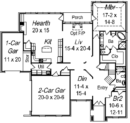 main floor house blueprint