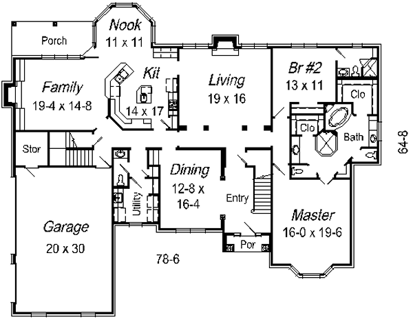 main floor house blueprint