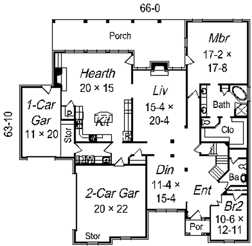 main floor house blueprint