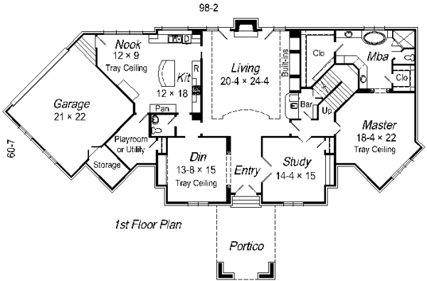 main floor house blueprint