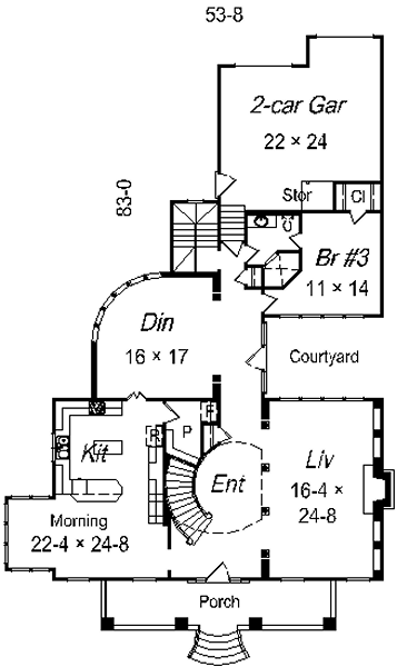 main floor house blueprint