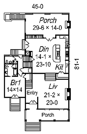 main floor house blueprint