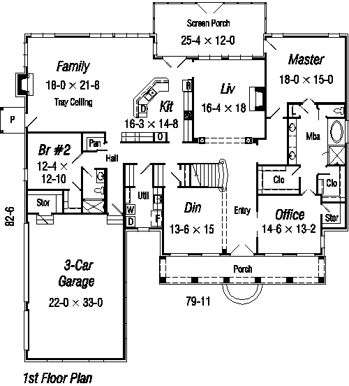 main floor house blueprint