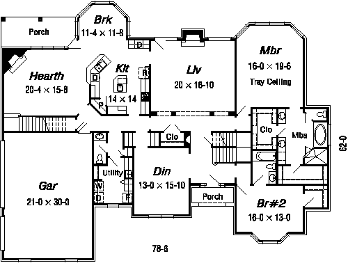 main floor house blueprint