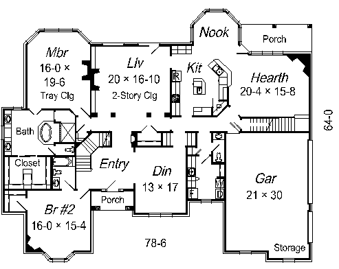 main floor house blueprint