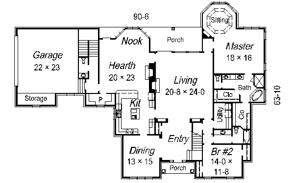 main floor house blueprint