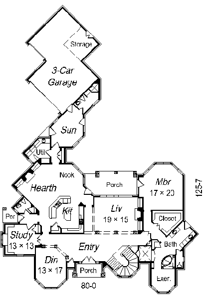 main floor house blueprint
