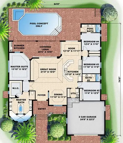 main floor house blueprint