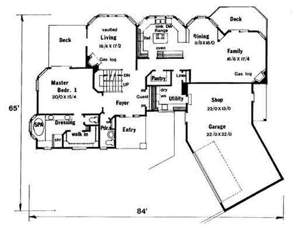 main floor house blueprint