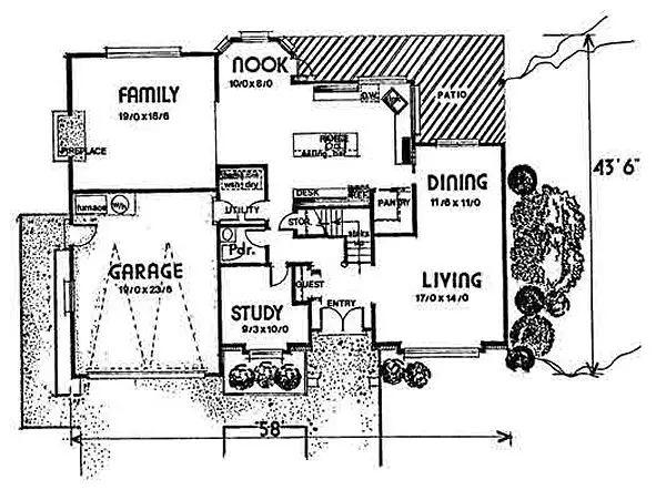 main floor house blueprint