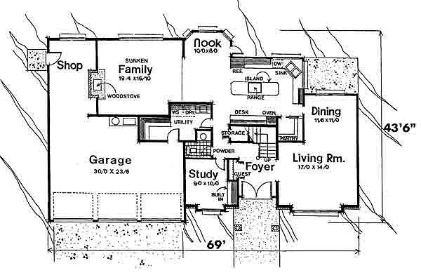 main floor house blueprint