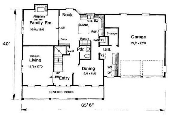 main floor house blueprint