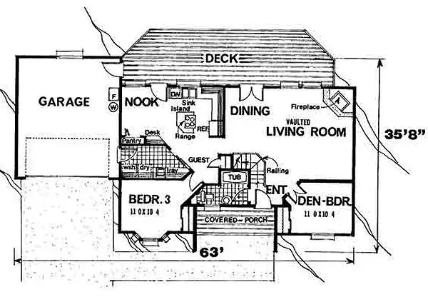 main floor house blueprint