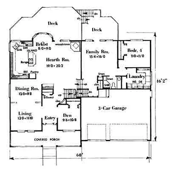 main floor house blueprint