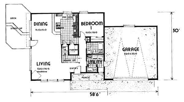 main floor house blueprint
