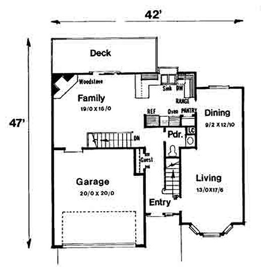 main floor house blueprint