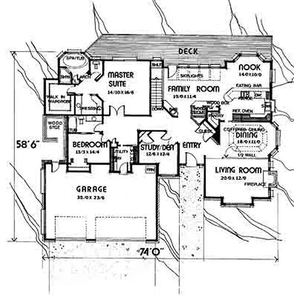 main floor house blueprint