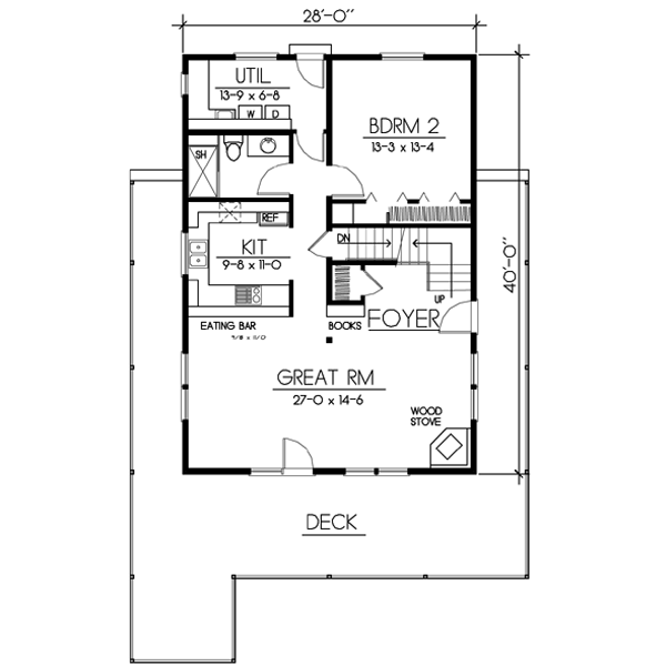 main floor house blueprint