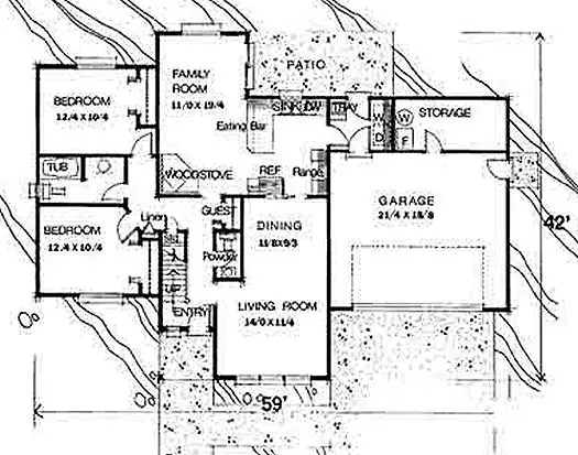 main floor house blueprint