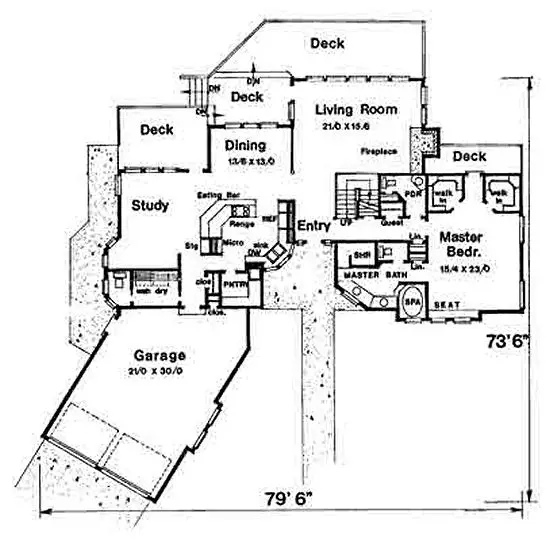 main floor house blueprint