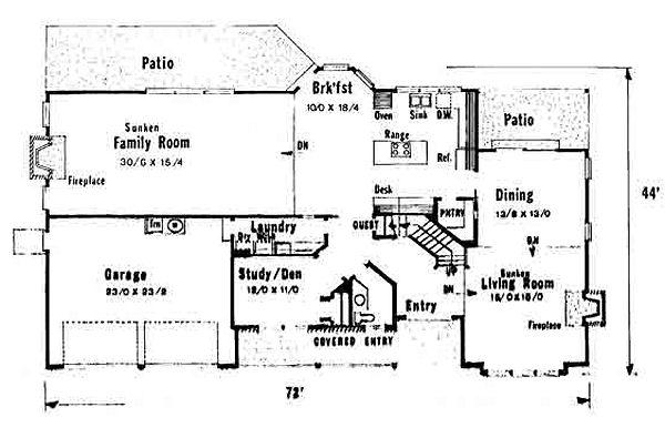 main floor house blueprint